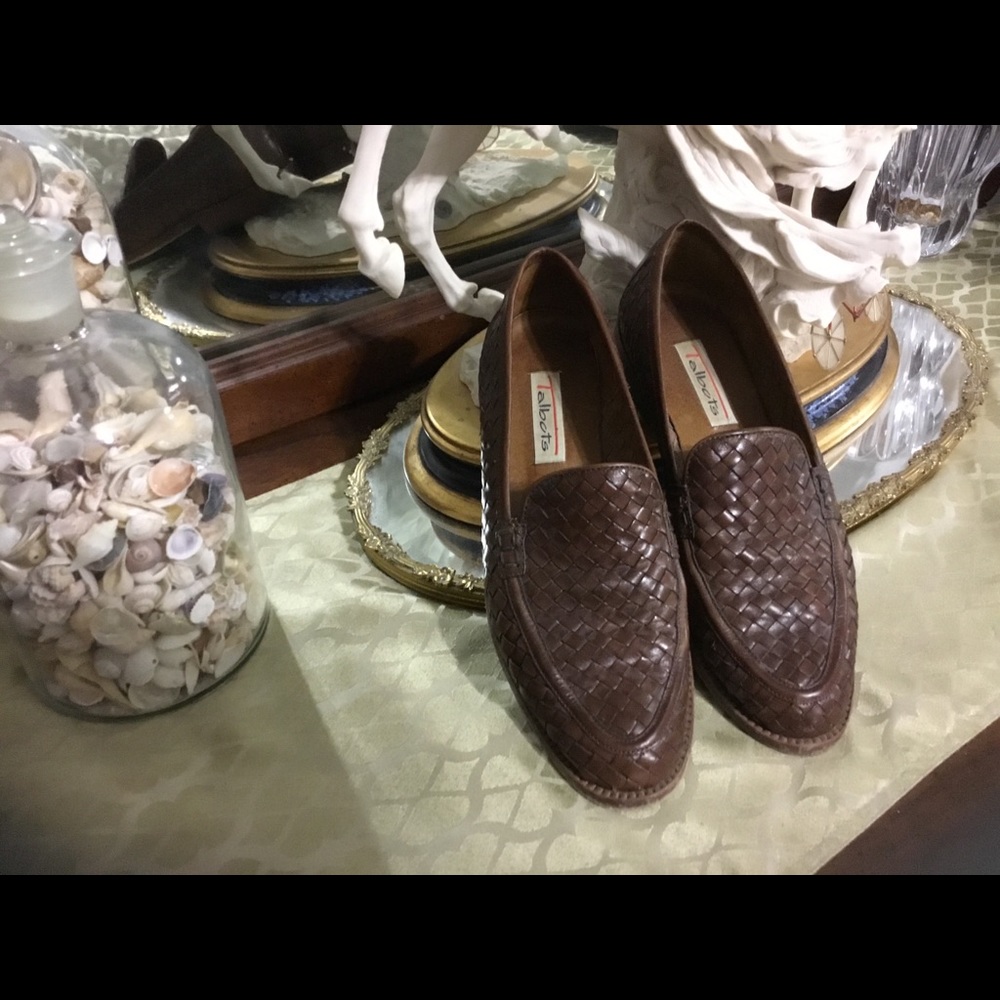 Italy Talbots Brown Leather Flats